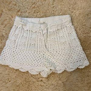 LA HEARTS Lace Flowing Shorts